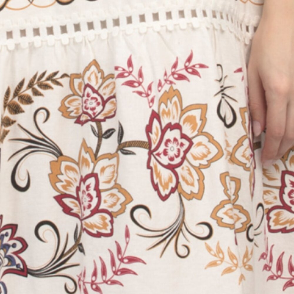 CALYPSO ST. BARTH Linen Blend Paisley Maxi Dress - Picture 5 of 5
